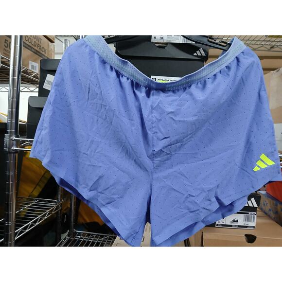NWT Adidas adizero split M Shorts 3" Seam Semi Cobalt blue Size XL - Picture 1 of 2